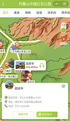 涿州景区手绘地图智慧导览和语音结合，让景区“活”起来